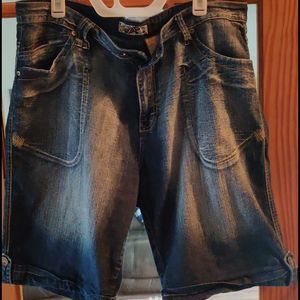 Denim shorts